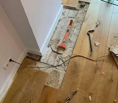 Parketvloer reparatie